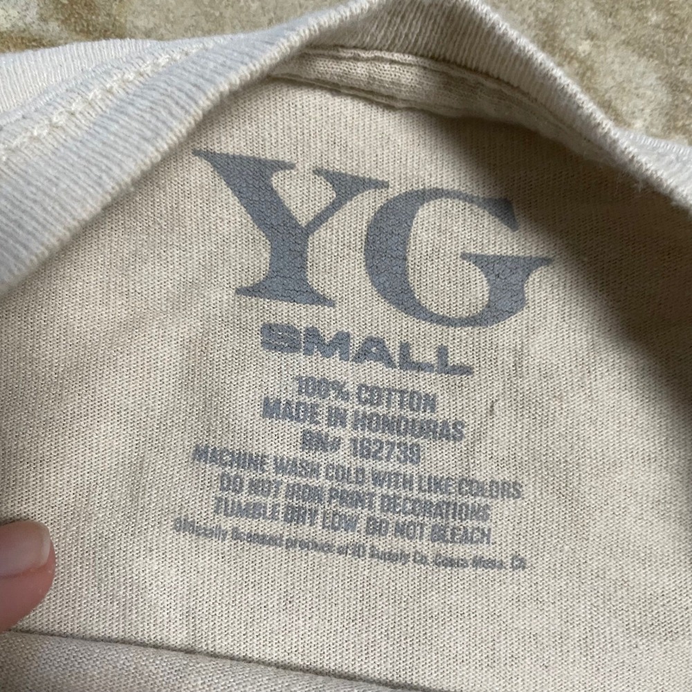 YG‎ Young Gangster T Shirt Small 100% Cotton Graphic Print Short Sleeve Tee - Picture 2 of 6